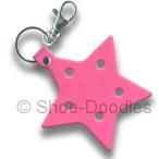 Shoe-Doodles Pink  Star Keychain　シュードゥードゥルズ スター キーチェーン (ピンク)