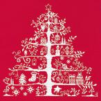 DMC刺繍キット クリスマス（刺しゅう）クロスステッチ クリスマスツリー（レッド/ホワイト）初心者向け