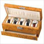 腕時計収納ケース（木製） LUHW ローテンシュラガー エスプリマ ５本収納引出付き 薄木目 LU50015RW