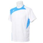 MIZUNO ミズノ スポーツ ウェア 半袖機能Tシャツ メンズ ホワイト／ブルー 32JA-502701