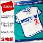 ヘインズ ビーフィー BEEFY-T クルーネックTシャツ 2枚組(S〜XL)(/HJ)