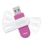 USBフラッシュメモリ　8GB　USB2.0　暗号化ソフト搭載　ピンク