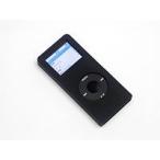 iPod nano シリコーンジャケットset（マットブラック）　PowerSupport（パワーサポート）PNJ-12