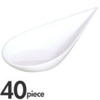 solia ソリア 雫型スプーン PS30362 ホワイト 40個