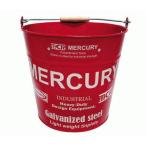 MERCURY BUCKET（レッド） マーキュリー バケツ 掃除用具 おしゃれ インテリア アメリカ雑貨 アメリカン雑貨
