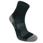 ブリッジデール 靴下 エンデュランストレイルライト 男性用 ブラック/シルバー Lサイズ EBJ528-822
