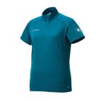 マムート Trail Half-Sleeve Zip Shirts Women パシフィック Sサイズ 1041-07250-5140
