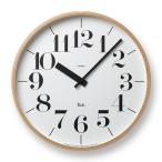 Lemnos(レムノス) Riki Clock(リキクロック) 時計 壁掛け 掛け時計 (φ365mm) WR-0401L ボールド
