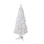 _クリスマスツリーに最適! 高輝度LEDファイバーツリー 【ホワイト、高さ180cm】
