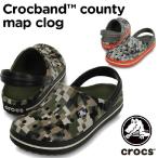 クロックス CROCS crocband county map clog クロックバンド カウンティ マップ クロッグ レディース サンダル くろっくす