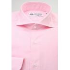 (フェアファクス) FAIRFAX ( 送料・代引き手数料無料 ) 英国 トーマス・メイソン生地使用 ピンク グレンチェック ホリゾンタルワイド (細身) ドレスシャツ
