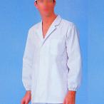 xe-25110 男性白衣/長袖上衣・衿付（ポリエステル65%綿35%） 作業服・抗菌防臭・帯電防止