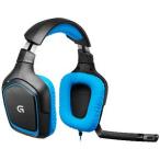 ヘッドセット［φ3.5ミニ］ Logocool Surround Sound Gaming Headset G430（ブラック・ブルー） G430