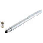 〔タッチペン：静電式〕 ファイバーヘッドタッチペン 交換式タイプ （シルバー） STP-10/SL