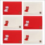 紅白招き猫ギフトセット【高級和紙ラッピング付き】
