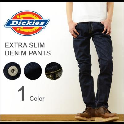 Dickies（ディッキーズ） EXTRA SLIM DENIM PANTS エクストラスリム デニムパンツ メンズ ジーンズ タイトストレート 14オンス コーンデニム 133M40WD26