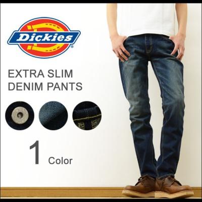 Dickies（ディッキーズ） EXTRA SLIM DENIM PANTS エクストラスリム デニムパンツ メンズ ジーンズ タイトストレート 14オンス コーンデニム 133M40WD55